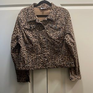 Time and Tru Animal Print Jacket Size XL